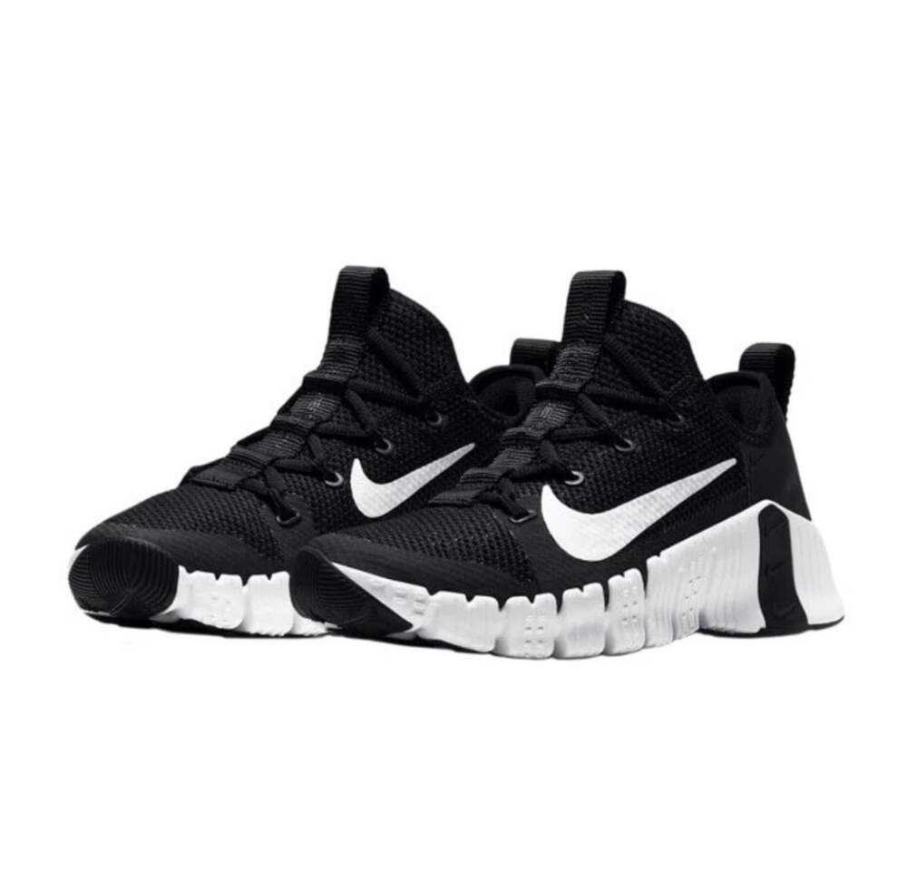 Nike Free Metcon 3 Black White Training Shoes- 6.5